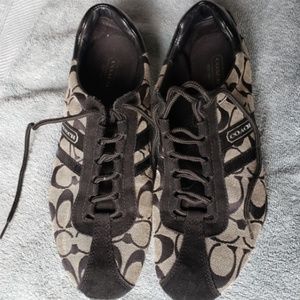 Black Coach Sneakers size 9